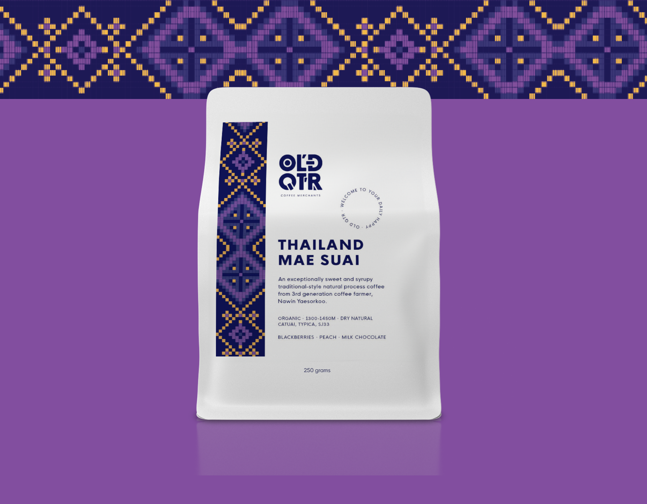 Old Quarter Coffee Merchants - Ethical Organic Direct Trade Specialty Coffee Roasted in Ballina Australia available for Wholesale - Rare Organic Specialty Coffee from Southeast Asia - Thailand Mae Suai Filter Coffee - Black Coffee