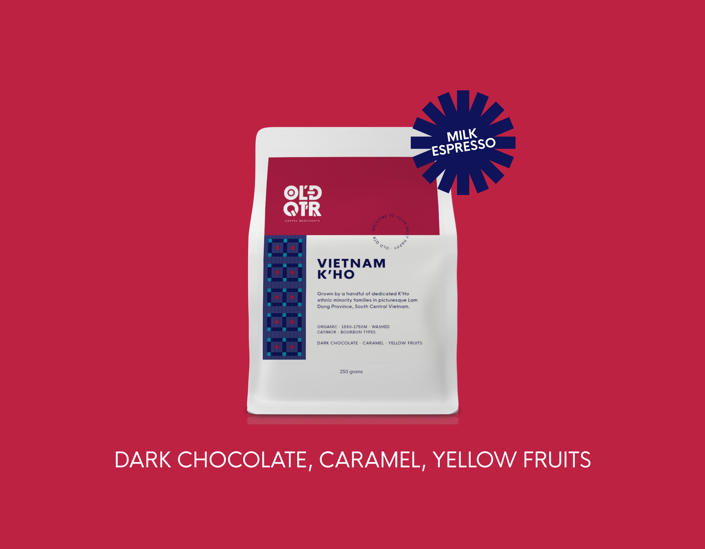 Old Quarter Coffee Merchants – Home of Daily Happy - Roasters of the best sustainable, organic, ethical & Direct Trade Specialty Coffee from Southeast Asia. Based in Ballina NSW (Just south of Byron bay) Available for Wholesale. Picture of Single Origin Vietnam K’Ho Coffee Farming Partner